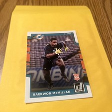 Raekwon McMillan 2017 Panini Donruss Rookie # 381 Miami Dolphins 