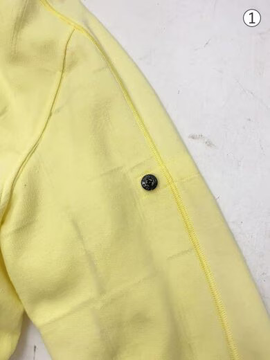 STONE ISLAND / Sweatshirt / XL / Cotton / YLW / Solid Color / 6715655J3 / Armban thumbnail 7