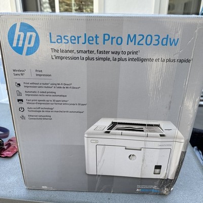  BRAND NEW HP LaserJet Pro M203dw Wireless Laser Printer G3Q47A FREE SHIPPING 