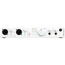 Arturia MiniFuse 4 Portable 4x Input USB-C MIDI Audio Interface, White