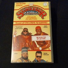 WWF Second Annual Survivor Series (1988) VHS Video - RARE HAND CORRECTED VERSION