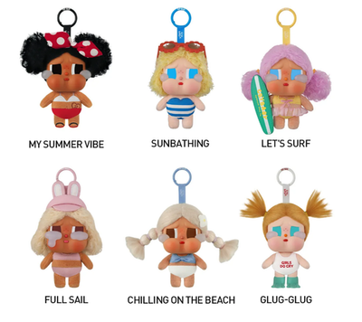Authentic Crybaby Vacation Mode On Series Vinyl Plush Pendant