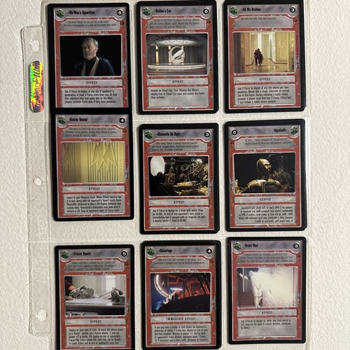Star Wars Decipher Card Game CCG Ungraded 218 Cards Total - Picture 15 of 19
