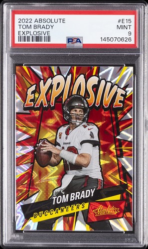 Tom Brady #E15 2022 Panini Absolute Explosive card