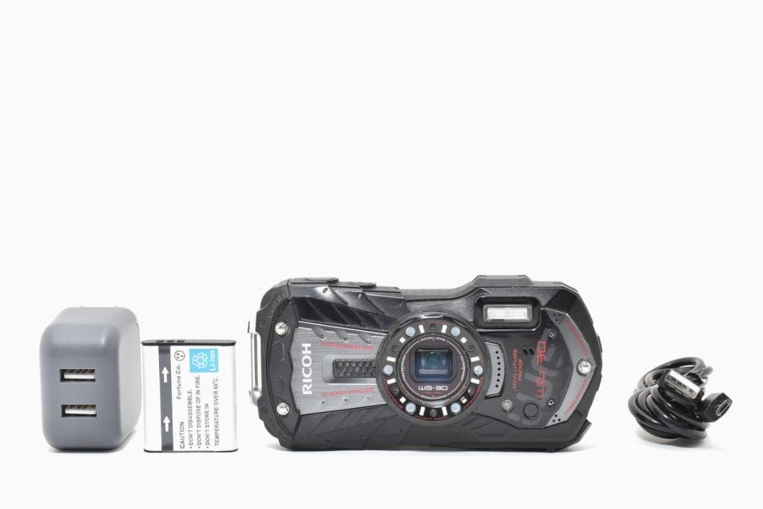 RICOH WG-30 Compact Digital Camera Tested Working Seller Japan