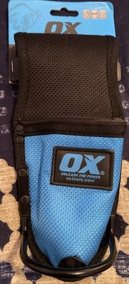 OX Tools Nylon Blue black 1 X Hammer Holder with Tool or Utility Knife Holder