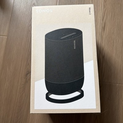 SONOS Move 2 (Gen 2) Portable Smart Speaker Black + Free Bag MOVE2US1BKHB