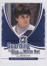 2010 ITG Between the Pipes Guarding Blue and White Net Allan Bester #BW-06 0a7