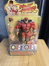 SOTA Toys Street Fighter Bison Action Figure Videogioco Cardato Vintage Retrò Nuovo