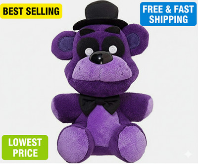 NEW Five Nights At Freddy's 6 Shadow Freddy Bear Plush Dol Toy