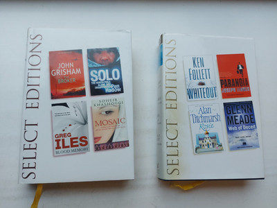 2 x Readers Digest Select Editions - Multi Books - Titchmarsh/Grisham/Meade