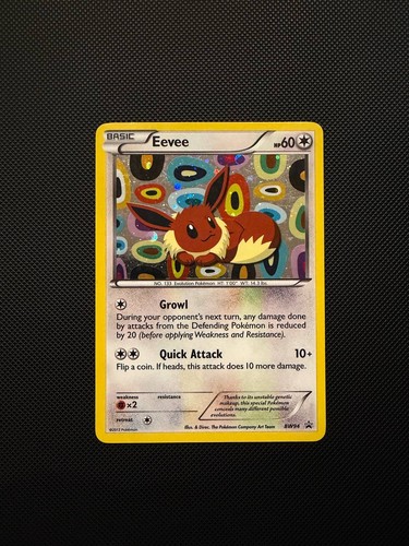 Pokemon Card Eevee BW94 BW Black Star Promos Promo Holo NM