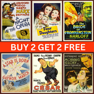 POSTER VINTAGE FILMPLAKATE 30ER 30S FILMPLAKAT FILME HD RANDLOSER DRUCK