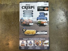 Ninja Crispi 5-in-1 Portable Glass Air Fry Cooking System, 3 Containers & Cover