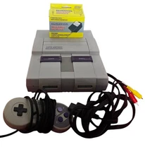 Super Nintendo SNES Console OEM Authentic w/ Controller Tested Cleaned