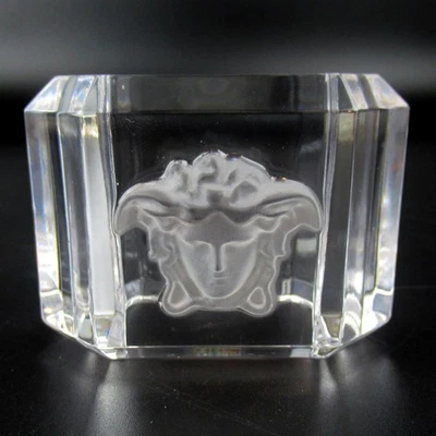 Rosenthal Glas Serviettenring Serie Treasury Versace Medusa Glass Napkin Ring - Bild 1 von 4