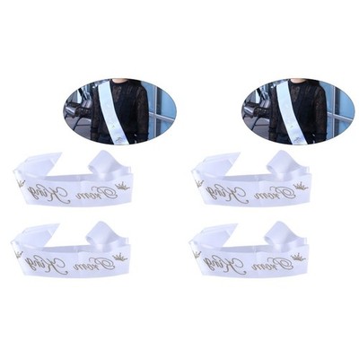 Set of 2 Party Zubehör Prom Queen Schärpe Für Die Abschlussfeier