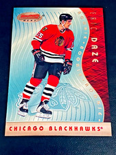 1996-97 Bowmans Best Hockey Eric Daze #BB18 Rookie Refractor Insert Blackhawks