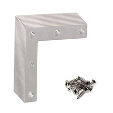 Stainless Steel L Shape Flat Corner Brace Bracket for Wood, Metal 60 x 60 mm