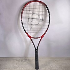 VTG Dunlop Tennis Racket Graphite Ti-2 Oversized Red Black 4.5" Grip