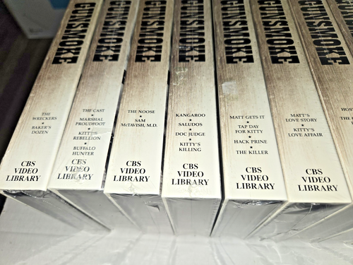 GUNSMOKE The Collector's Edition 17 VHS Tape Set!! BRAND NEW SEALED! 54 Episodes - Picture 2 of 8