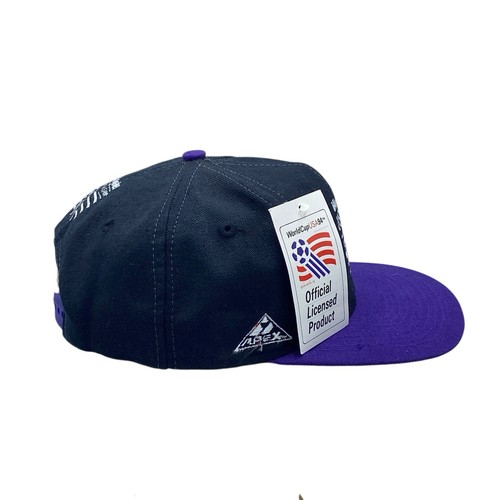 Vintage USA 94 World Cup Los Angeles 90s sport Hat Apex One Soccer Snapback 1994 - Picture 5 of 13