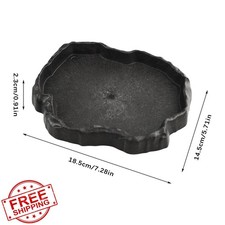 Reptile Water Dish Corner Bowl Bearded Dragon Gecko Tortoise