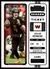 2022 Panini Contenders #98 Taylor Heinicke