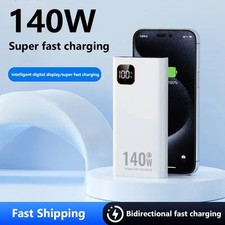 140W Power Bank 200000Mah High Capacity Super Fast Charging Pd 20W Portable Batt