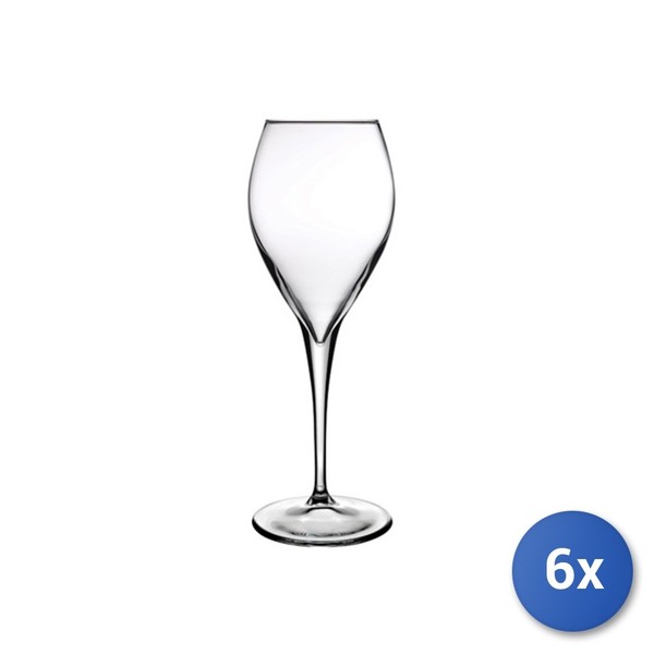 6X GläSer FüR Wein Aus Glas Pasabahce Montecarlo 26Cl Transparent-image