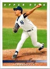 Jimmy Key Upper Deck 543 New York Yankees 1993 Baseball Card