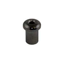 Allparts Top Loading Ferrules, 6 Pieces, Blac...