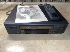 Zenith VRA424 VHS VCR 4 Head Hi-Fi VCR PLUS With Remote Works!
