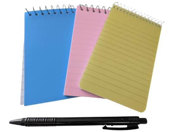 Animated Notepad With Pen