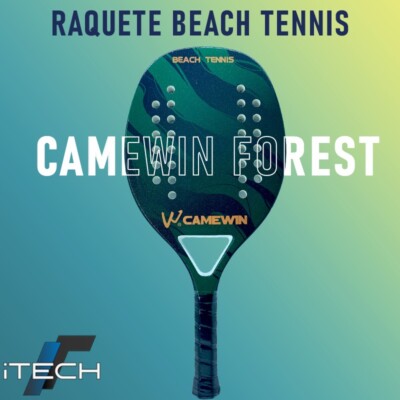 Raquete Beach Tennis Camewin Full Carbono 3k