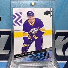 2020-21 Upper Deck #722, AUSTIN STRAND RC YG 🔥🔥🔥 Young Guns Rookie