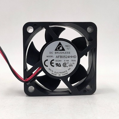 1 PCS AFB0524HHD DC24V 0.14A 5cm 5020 2 Wire #D2*