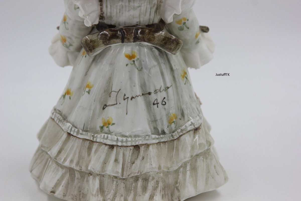 Vtg Porcelain Doll Figurine SCHMID Yamada Originals Japan