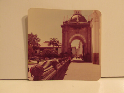 VINTAGE FOUND PHOTOGRAPH COLOR ART OLD PHOTO 1974 LOS ANGELES BUILDING ARCHITECT