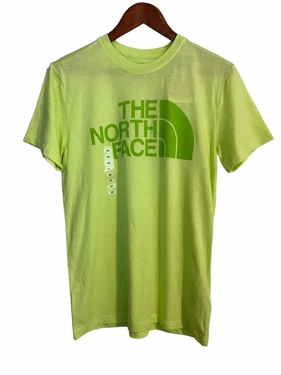 The North Face Men's Size Small Neon Green Logo Graphic T-Shirt NWT