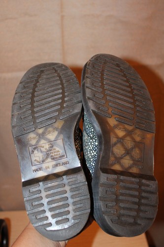 DR MARTENS Women’s 1461 Oxford Stingray Polka Dot UK 3 US 5 Made in England - Picture 8 of 13