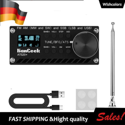 ATS-20+ Plus ATS20 V2 SI4732 SDR Radio Receiver DSP FM AM (MW SW) SSB (LSB USB)