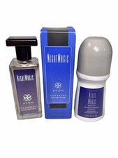 Avon NIGHT MAGIC Cologne Spray 1.7 Fl. Oz.  Anti-Perspirant Lot Of 2 -NOS.