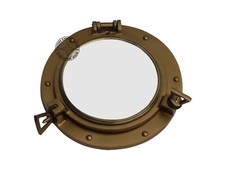 Vintage Style Decorative Round Aluminum Porthole Wall Mirrors for 15 Inch XVS