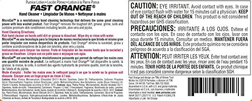 Permatex Fast Orange Pumice Lotion Hand Cleaner w/ Microgel, 1/2 Gallon - Picture 2 of 3