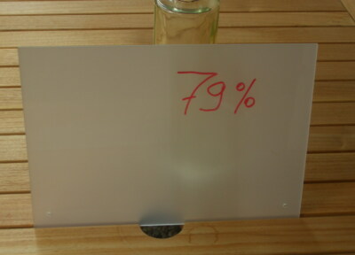 PLEXIGLAS  Rauchglas Acrylglas 79% Milchglas Zuschnitt Messe Trennwand FL24+