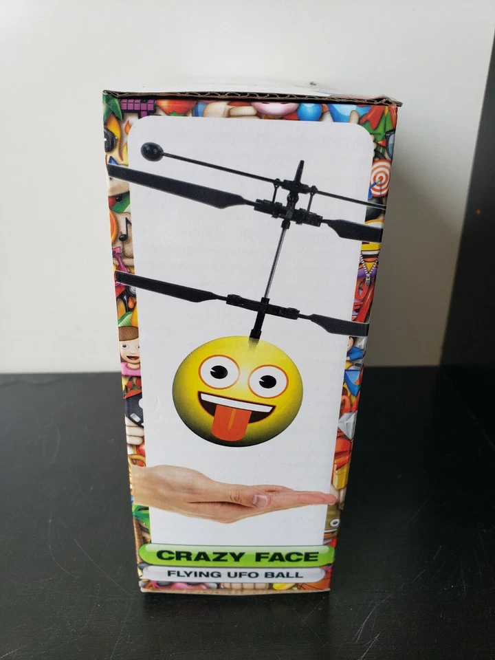 Flying Emoji UFO Ball World Tech Toys Crazy face - Image 4 of 4