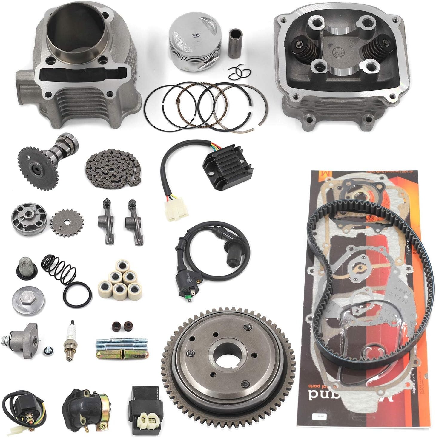 57.4mm GY6 Complete Rebuild Kit for 125cc/150cc Engines - High Performance Parts