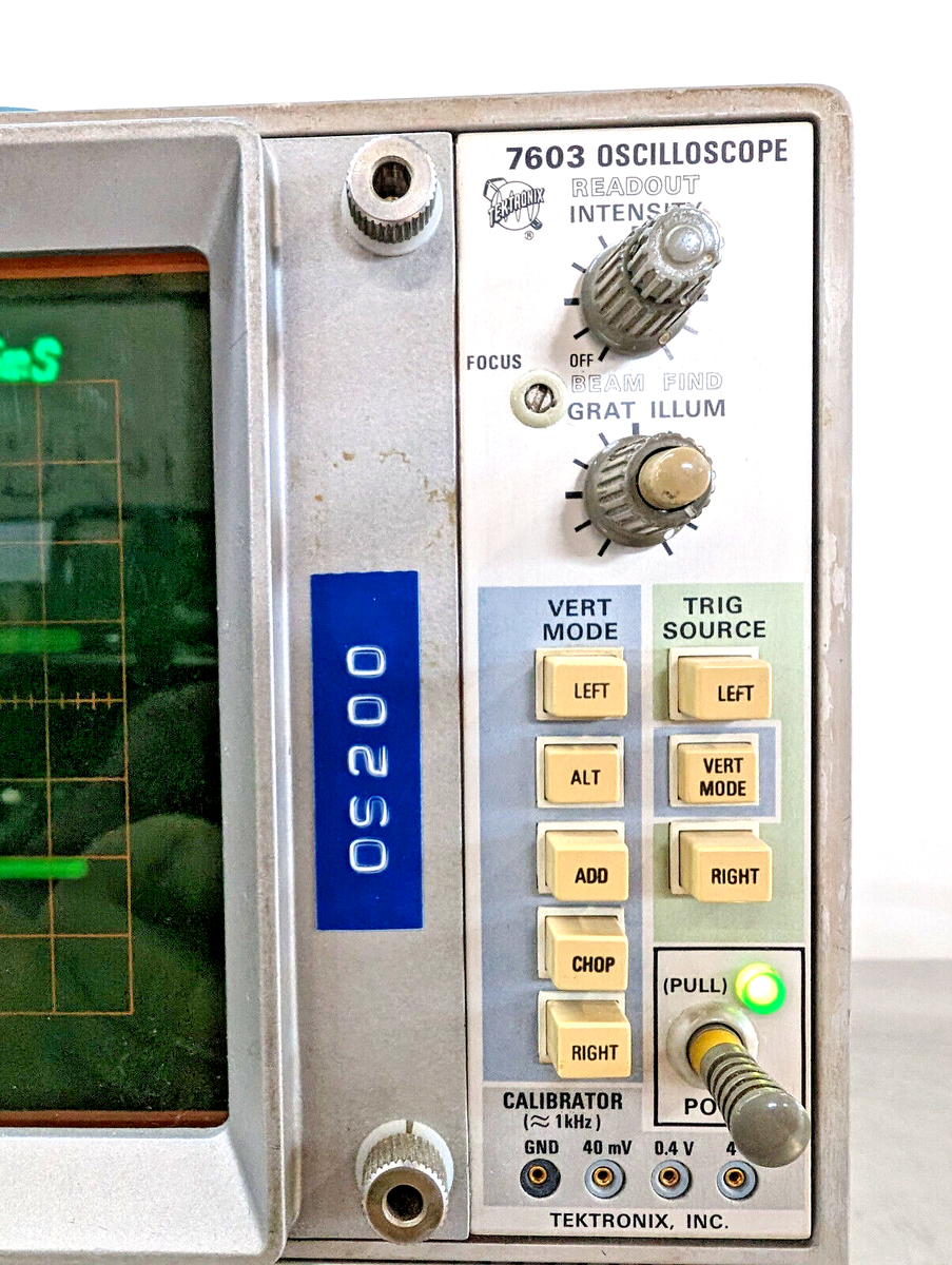 Tektronix 7603 Oscilloscope w/ 2 x 7A18 & 7B53A Plug-ins | eBay Tektronix 7603 Oscilloscope w/ 2 x 7A18 & 7B53A Plug-ins | eBay
