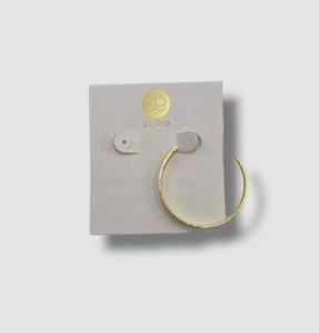 Authentic $55 Gorjana Women's 18K-Gold Plated Bryce Hoop Earring